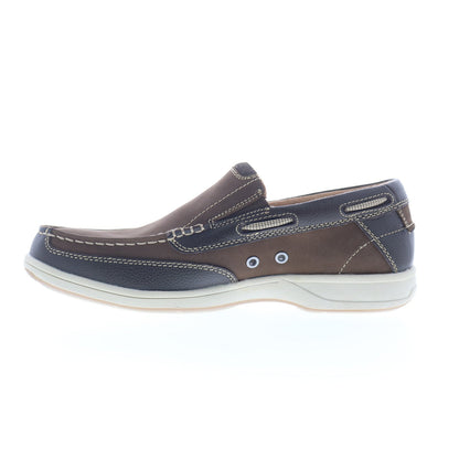 Florsheim Lakeside Slip 13158-200 Mens Brown Wide Loafers Casual Shoes