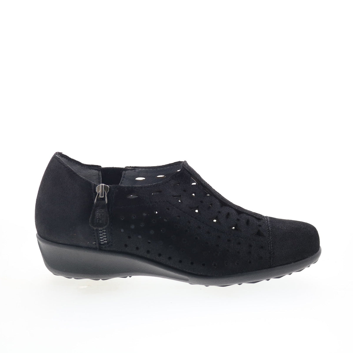 Drew Metro 14794-16 Womens Black Wide Leather Lifestyle Sneakers Shoes