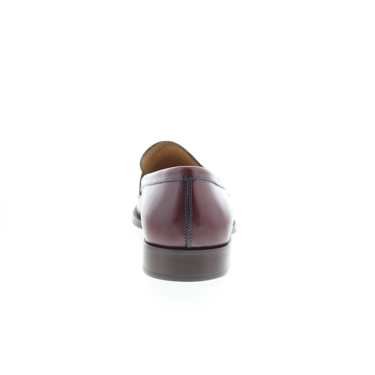 Zelli Italia Roma Calfskin Mens Burgundy Loafers & Slip Ons Penny Shoes