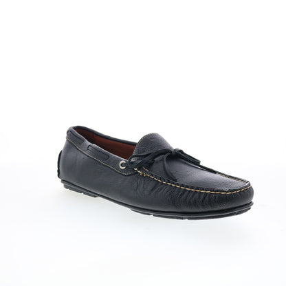 T.B. Phelps Verona 171-20 Mens Black Leather Loafers & Slip Ons Boat Shoes