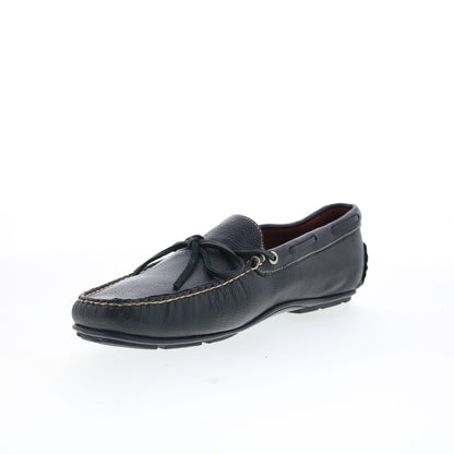 T.B. Phelps Verona 171-20 Mens Black Leather Loafers & Slip Ons Boat Shoes