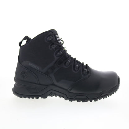 Original Swat Alpha Fury 6” Polishable Toe Side-Zip WP Mens Black Wide Boots