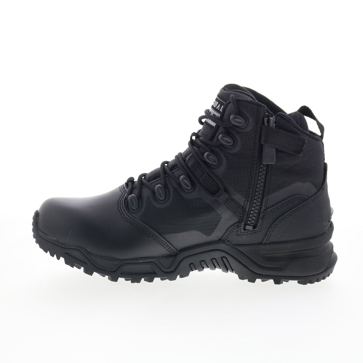 Original Swat Alpha Fury 6” Polishable Toe Side-Zip WP Mens Black Wide Boots