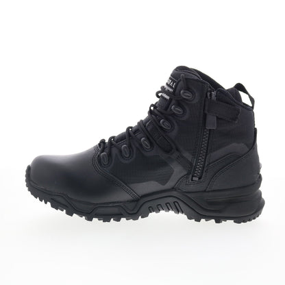 Original Swat Alpha Fury 6” Polishable Toe Side-Zip WP Mens Black Wide Boots