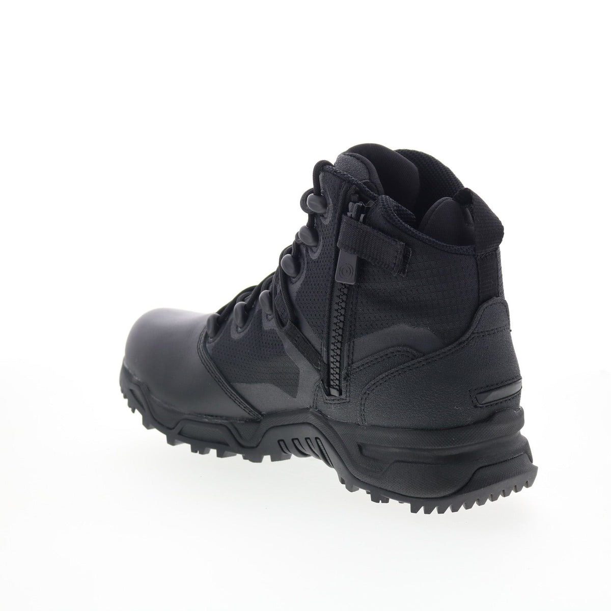 Original Swat Alpha Fury 6” Polishable Toe Side-Zip WP Mens Black Wide Boots