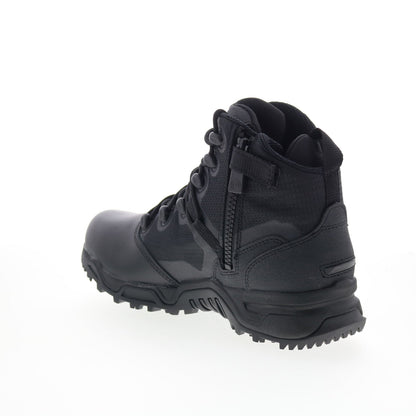 Original Swat Alpha Fury 6” Polishable Toe Side-Zip WP Mens Black Wide Boots