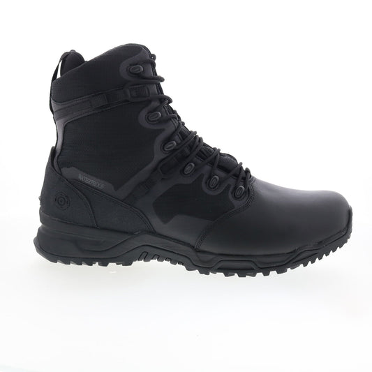 Original Swat Alpha Fury 8" Polishable Toe Side-Zip WP Mens Black Wide Boots