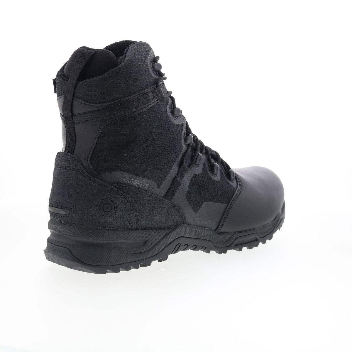 Original Swat Alpha Fury 8" Polishable Toe Side-Zip WP Mens Black Wide Boots