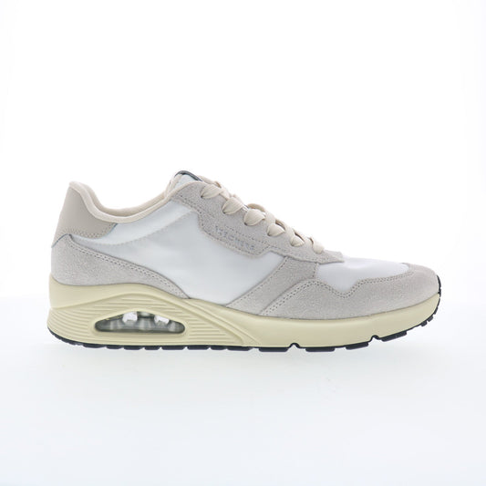Skechers UNO - Vintage Dayz 183053-WHT Mens White Lifestyle Sneakers Shoes