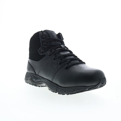 Fila Memory Breach Slip Resistant Steel Toe Mens Black Work & Safety Boots