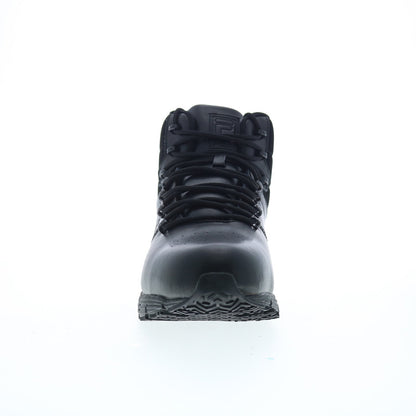 Fila Memory Breach Slip Resistant Steel Toe Mens Black Work & Safety Boots