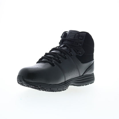 Fila Memory Breach Slip Resistant Steel Toe Mens Black Work & Safety Boots