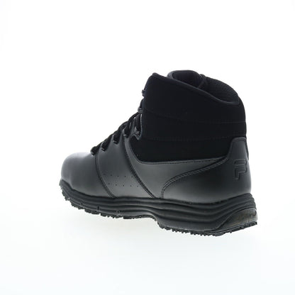 Fila Memory Breach Slip Resistant Steel Toe Mens Black Work & Safety Boots