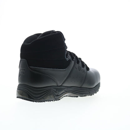 Fila Memory Breach Slip Resistant Steel Toe Mens Black Work & Safety Boots