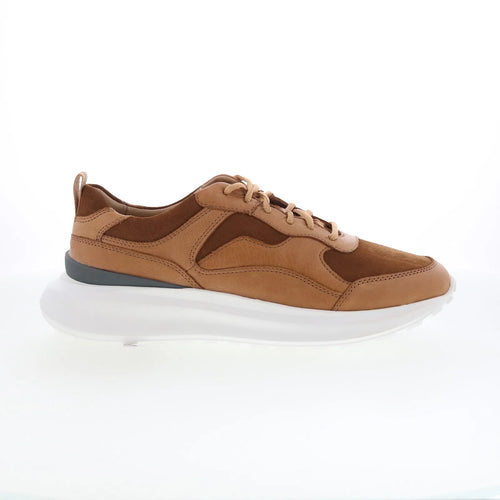 Johnston & Murphy 24-6280 Mens Brown Suede Lace Up Lifestyle Sneakers Shoes