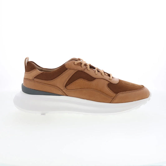 Johnston & Murphy 24-6280 Mens Brown Suede Lace Up Lifestyle Sneakers Shoes