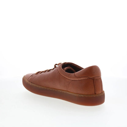 Johnston & Murphy 24-6502 Mens Brown Leather Lifestyle Sneakers Shoes