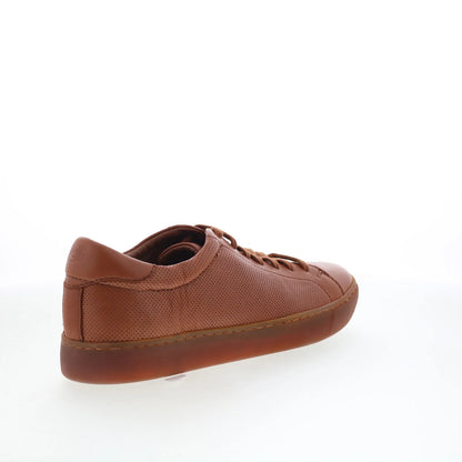 Johnston & Murphy 24-6502 Mens Brown Leather Lifestyle Sneakers Shoes