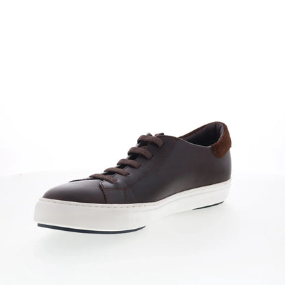 Johnston & Murphy 24-7366 Mens Brown Leather Lifestyle Sneakers Shoes