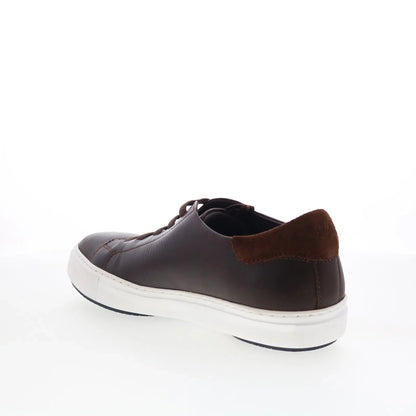 Johnston & Murphy 24-7366 Mens Brown Leather Lifestyle Sneakers Shoes