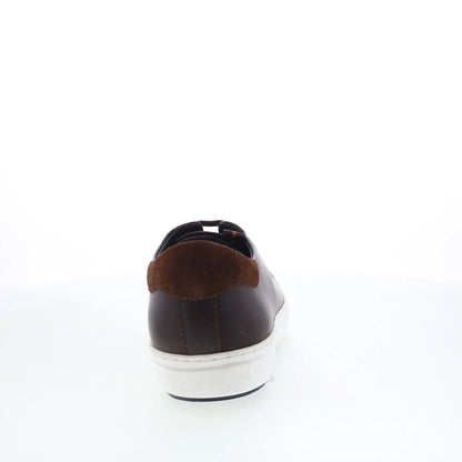 Johnston & Murphy 24-7366 Mens Brown Leather Lifestyle Sneakers Shoes