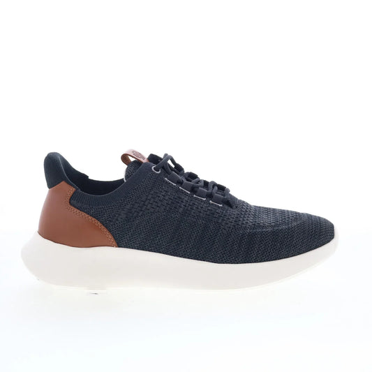Johnston & Murphy 25-0625 Mens Black Canvas Lifestyle Sneakers Shoes
