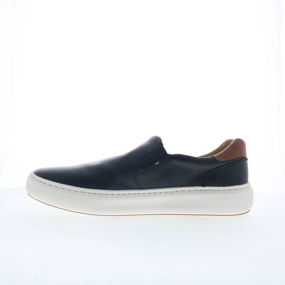 Johnston & Murphy 25-2831 Mens Black Leather Lifestyle Sneakers Shoes