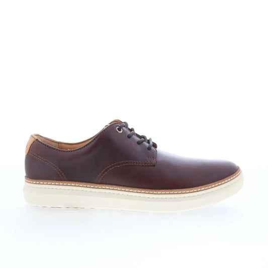 Johnston & Murphy 25-2906 Mens Brown Leather Lifestyle Sneakers Shoes