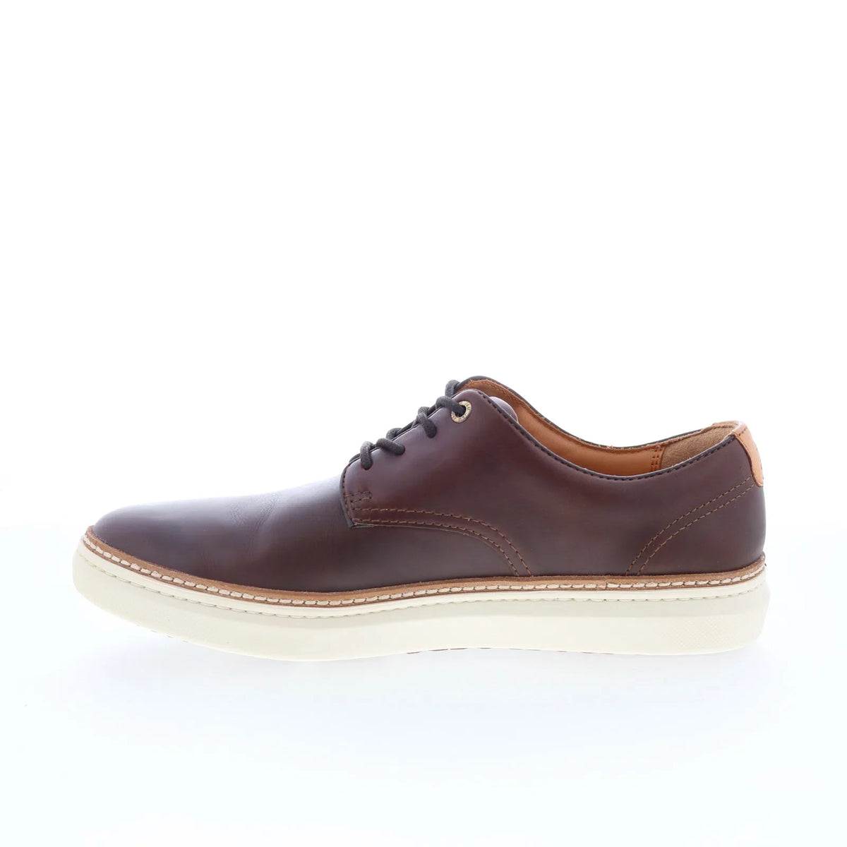 Johnston & Murphy 25-2906 Mens Brown Leather Lifestyle Sneakers Shoes