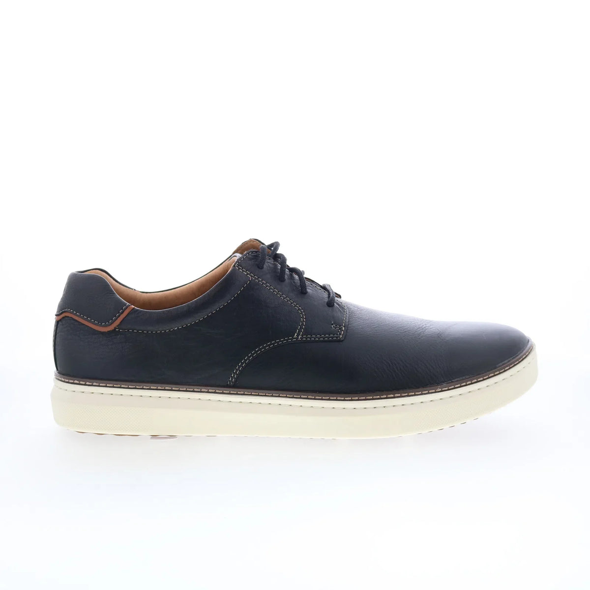 Johnston & Murphy 25-2985 Mens Black Leather Lifestyle Sneakers Shoes