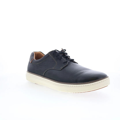 Johnston & Murphy 25-2985 Mens Black Leather Lifestyle Sneakers Shoes