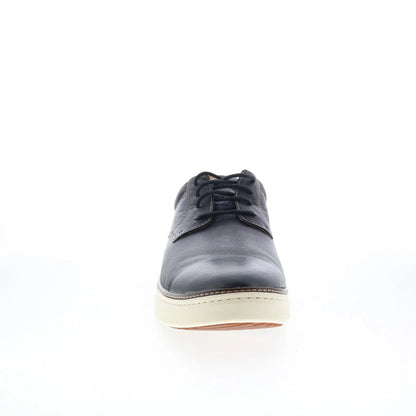 Johnston & Murphy 25-2985 Mens Black Leather Lifestyle Sneakers Shoes