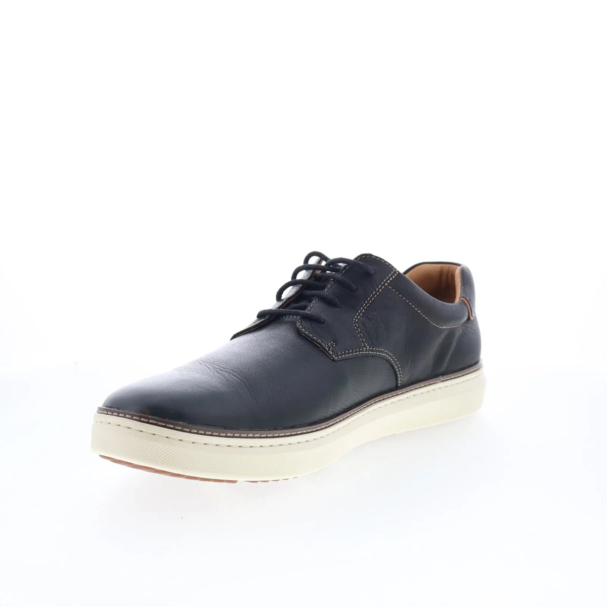 Johnston & Murphy 25-2985 Mens Black Leather Lifestyle Sneakers Shoes