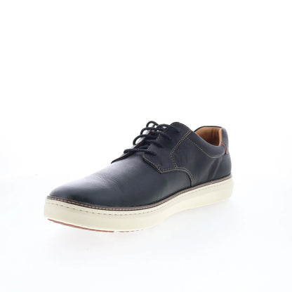 Johnston & Murphy 25-2985 Mens Black Leather Lifestyle Sneakers Shoes