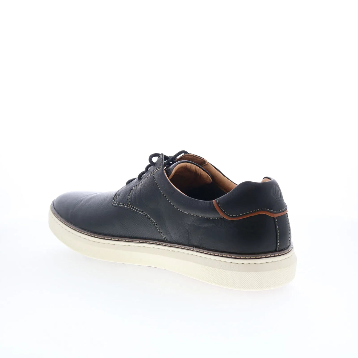 Johnston & Murphy 25-2985 Mens Black Leather Lifestyle Sneakers Shoes