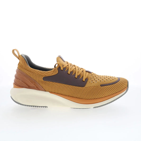 Johnston & Murphy 25-6560 Mens Yellow Canvas Lifestyle Sneakers Shoes