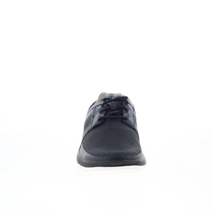 Johnston & Murphy 25-6577 Mens Black Leather Lifestyle Sneakers Shoes