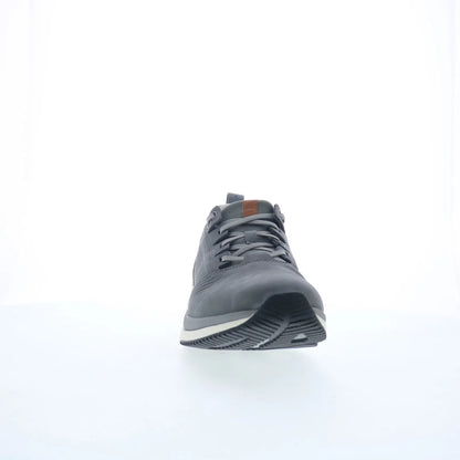 Johnston & Murphy 25-6587 Mens Gray Leather Lace Up Lifestyle Sneakers Shoes