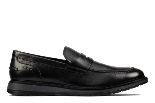 Clarks Chantry Penny 26157983 Mens Black Loafers & Slip Ons Penny Shoes