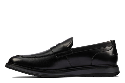 Clarks Chantry Penny 26157983 Mens Black Loafers & Slip Ons Penny Shoes