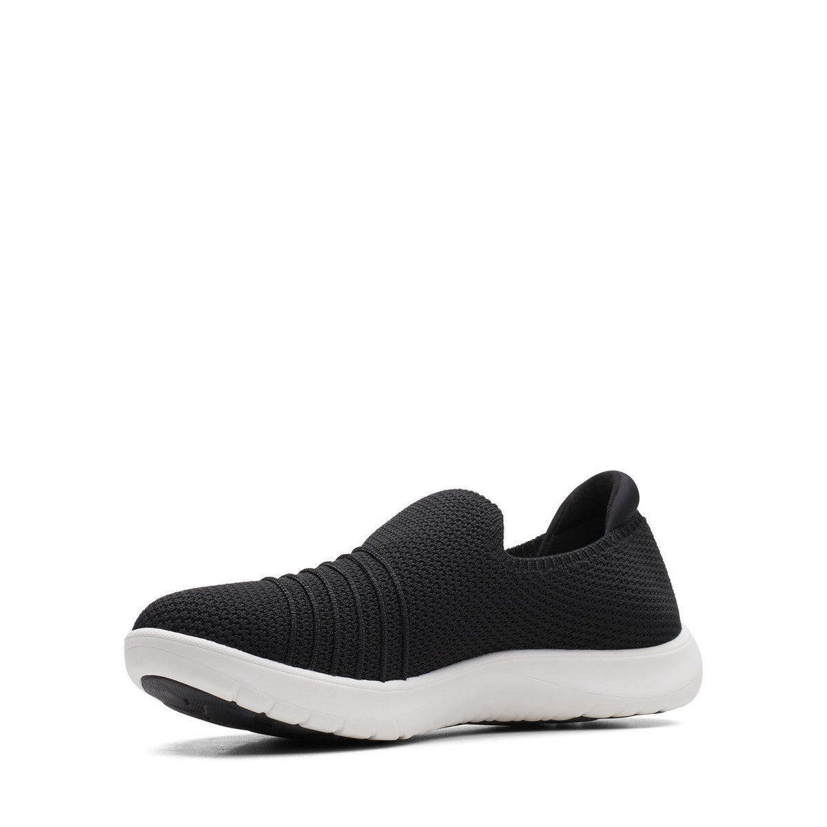Clarks Adella Step 26164065 Womens Black Mesh Lifestyle Sneakers Shoes