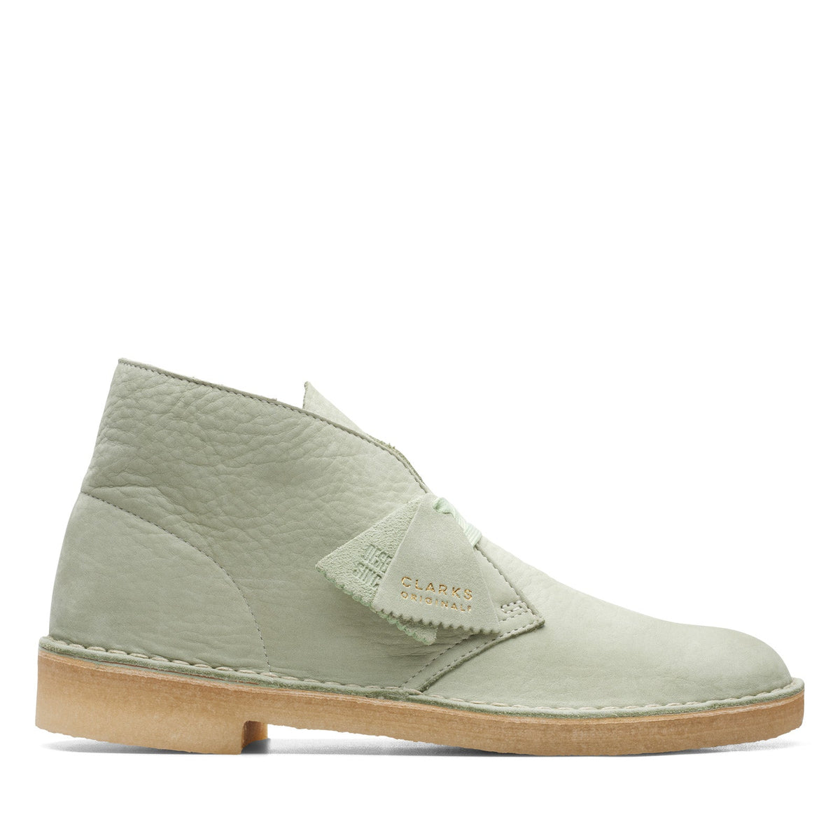 Clarks Desert Boot 26165743 Mens Green Leather Lace Up Chukkas Boots