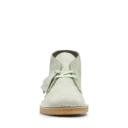 Clarks Desert Boot 26165743 Mens Green Leather Lace Up Chukkas Boots