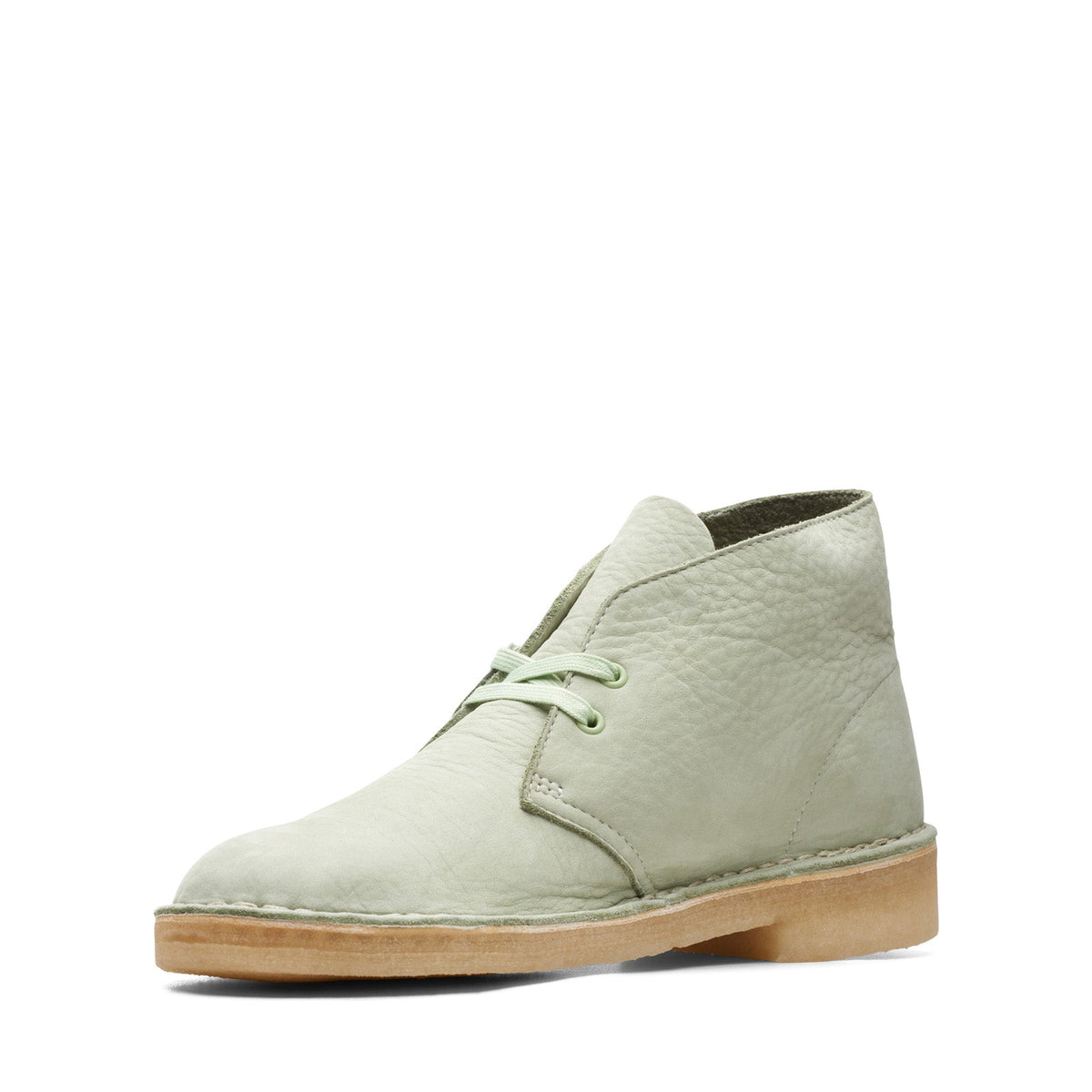Clarks Desert Boot 26165743 Mens Green Leather Lace Up Chukkas Boots