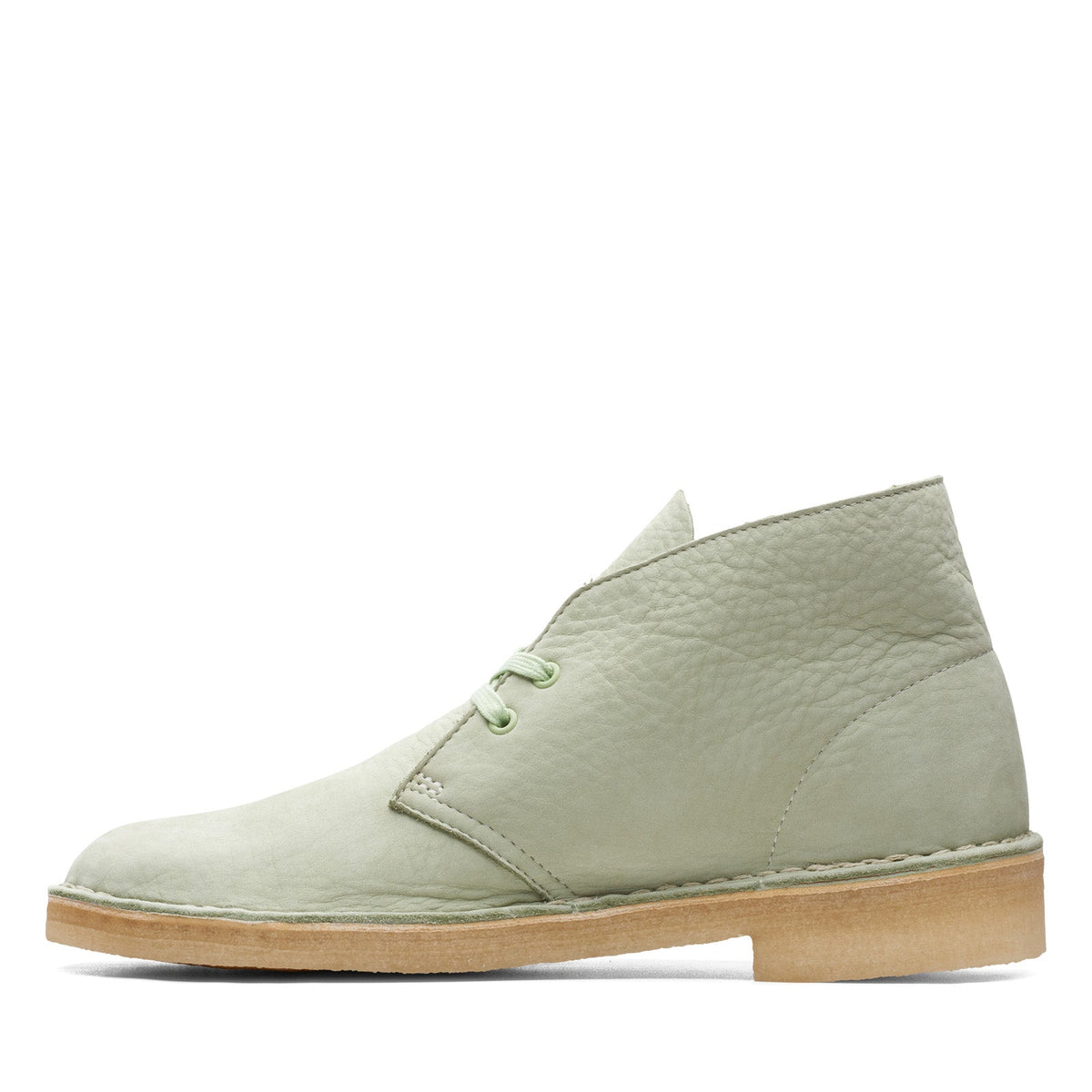 Clarks Desert Boot 26165743 Mens Green Leather Lace Up Chukkas Boots