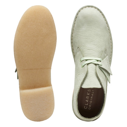 Clarks Desert Boot 26165743 Mens Green Leather Lace Up Chukkas Boots