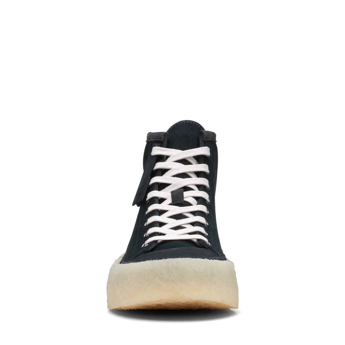 Clarks Caravan Mid 26167697 Mens Black Suede Lifestyle Sneakers Shoes