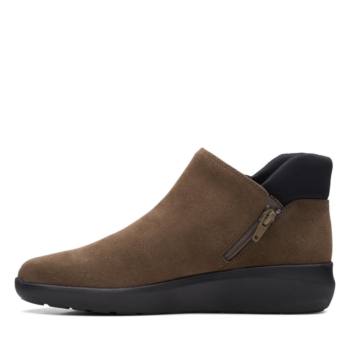 Clarks Kayleigh Mid 26168095 Womens Brown Suede Lifestyle Sneakers Shoes