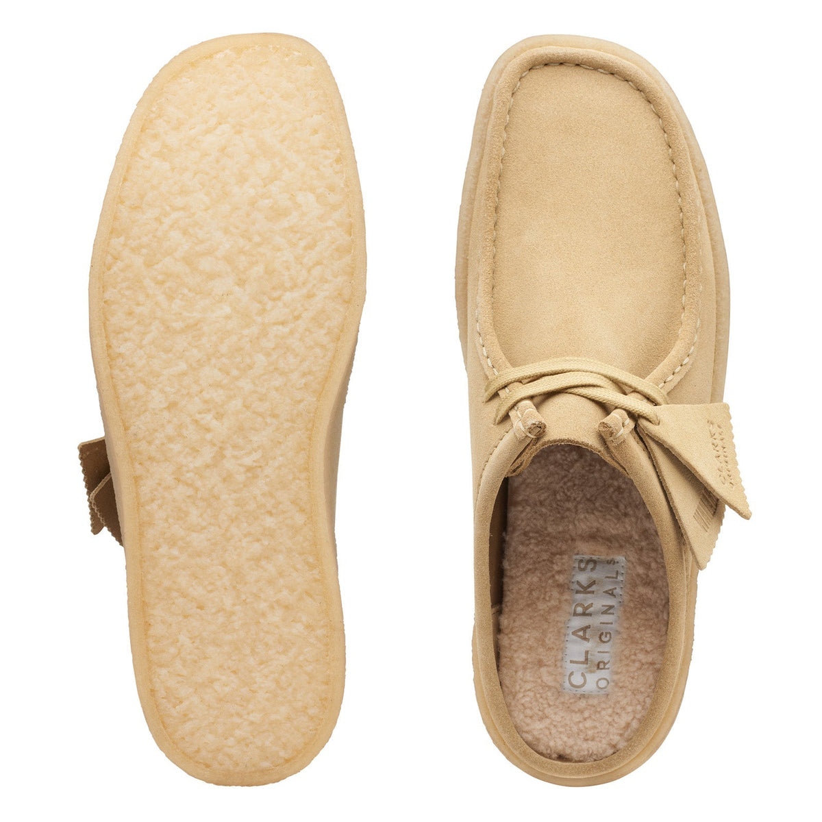 Clarks Wallabee Cup LO 26169187 Mens Beige Loafers & Slip Ons Casual Shoes