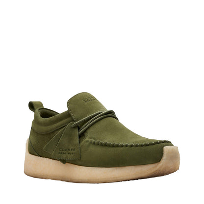 Clarks Maycliffe 26173379 Mens Green Leather Oxfords & Lace Ups Casual Shoes